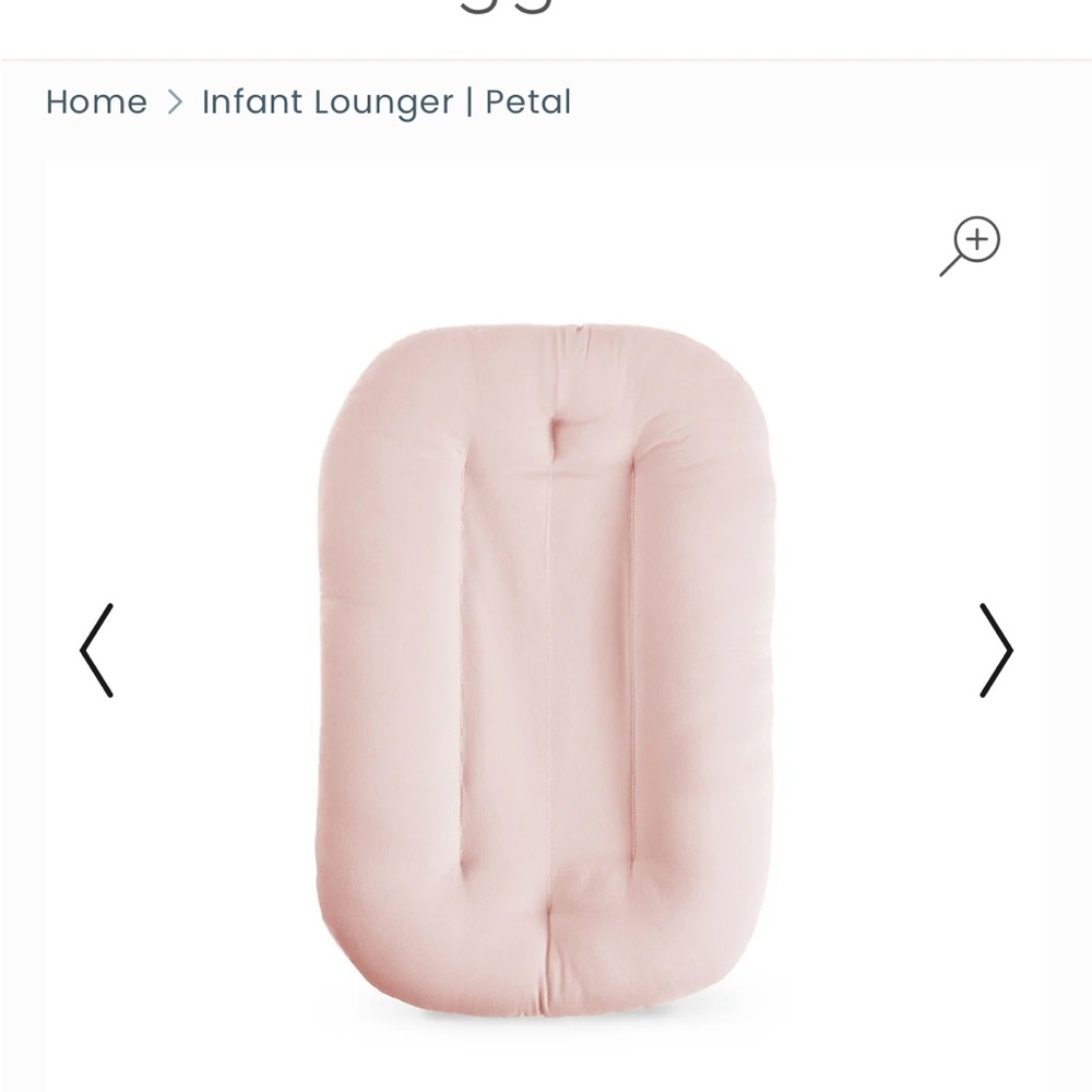 Soft Pink Infant Lounger